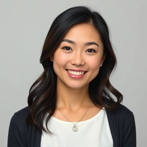 Portrait of Emily Chen, Senior Video Editor at Emberglow Studios.