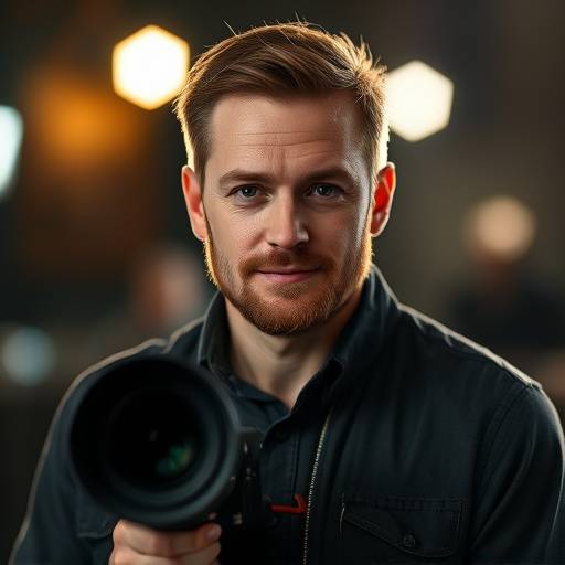 Portrait of Jason Wilson, Director of Photography at Emberglow Studios.